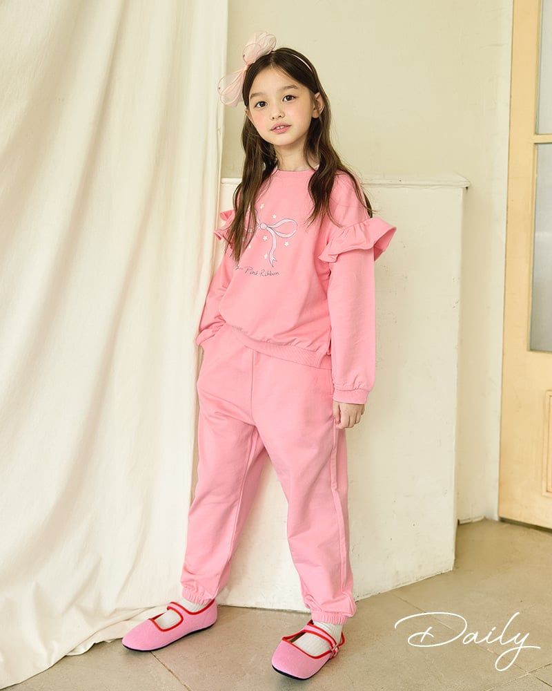 Bộ đồ dài dáng rộng cotton mịn bé gái U1284