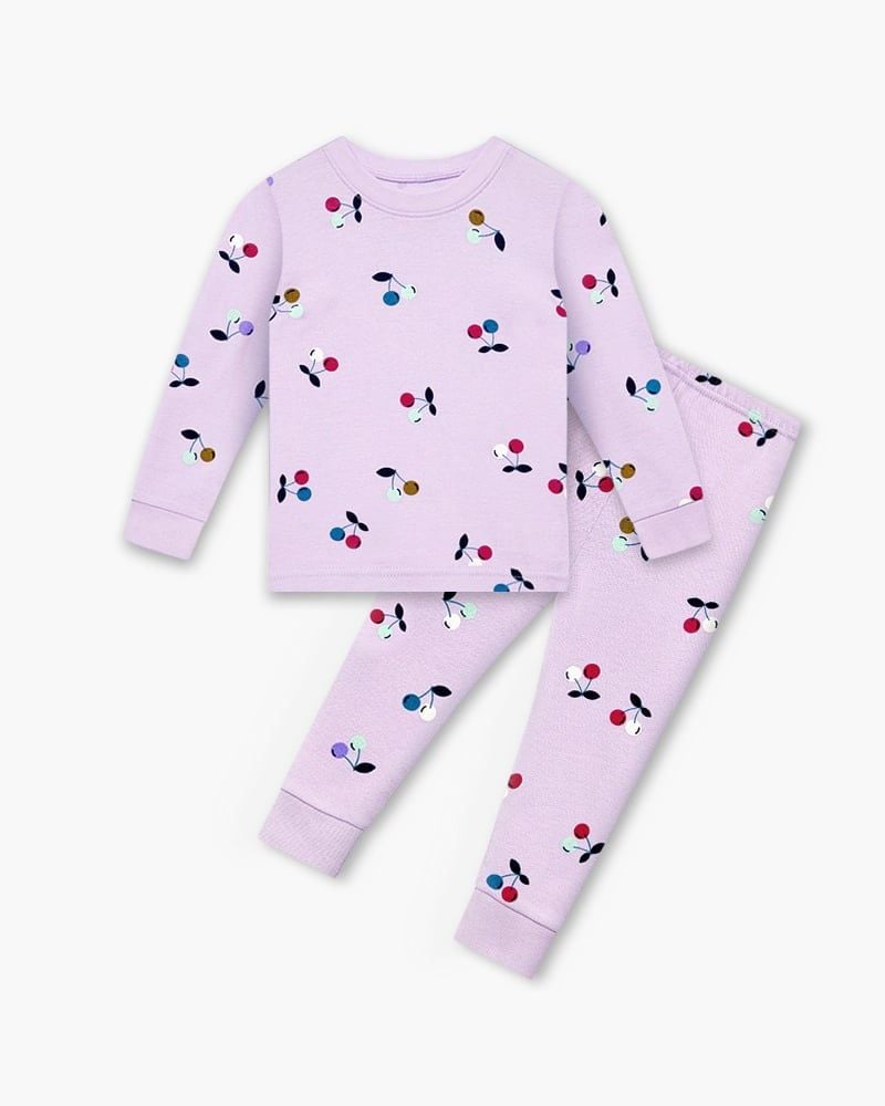 Bộ đồ dài dáng ôm cotton mịn bé gái U1213