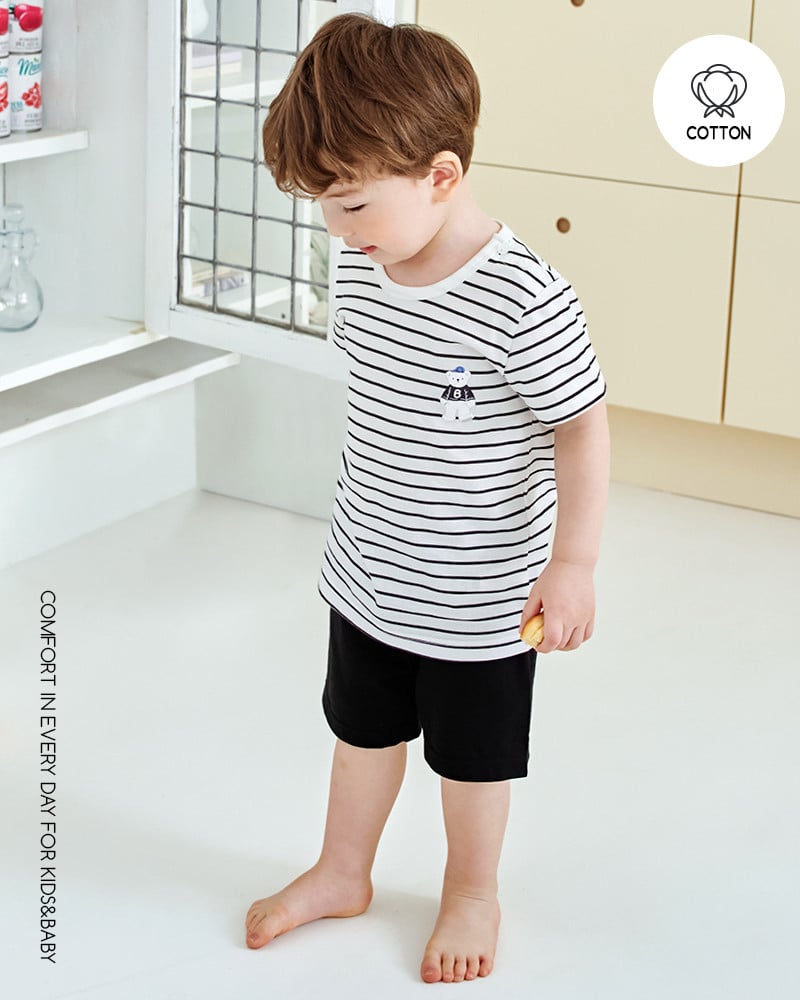 Bộ đồ ngắn cotton mịn bé trai và bé gái U3231