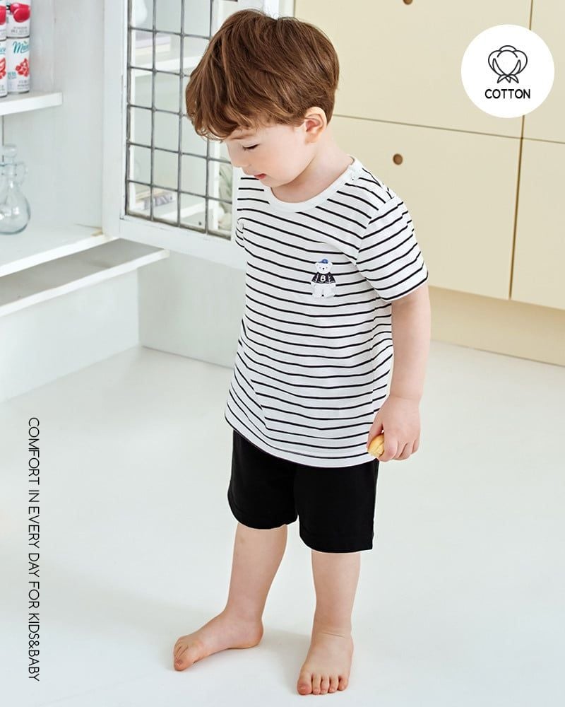 Bộ đồ ngắn cotton mịn bé trai và bé gái U3231