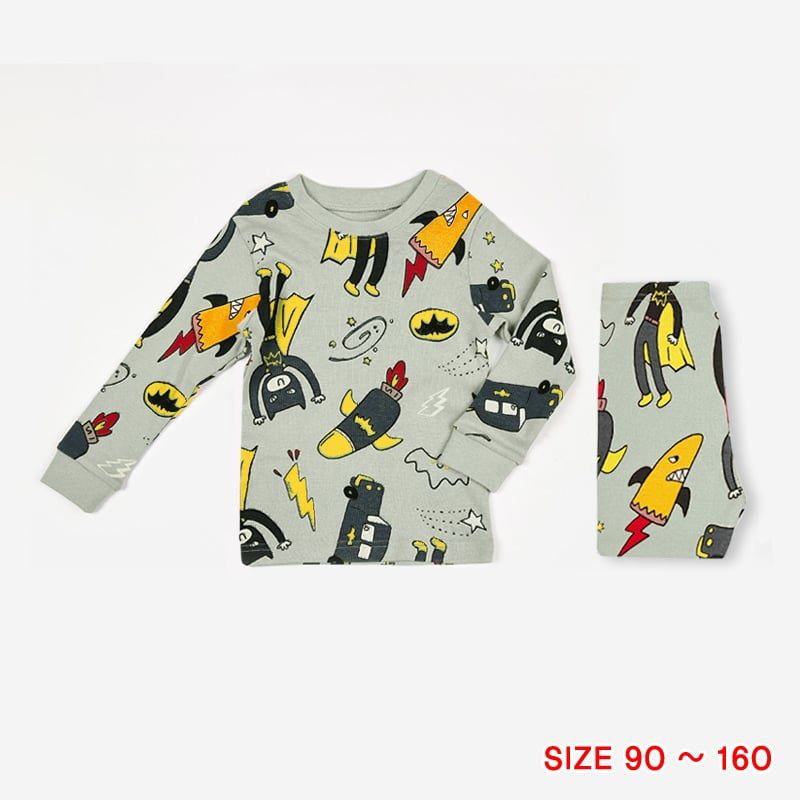 [Lẻ size] Bộ đồ dài tay cotton cho bé trai và bé gái lẻ size U8008