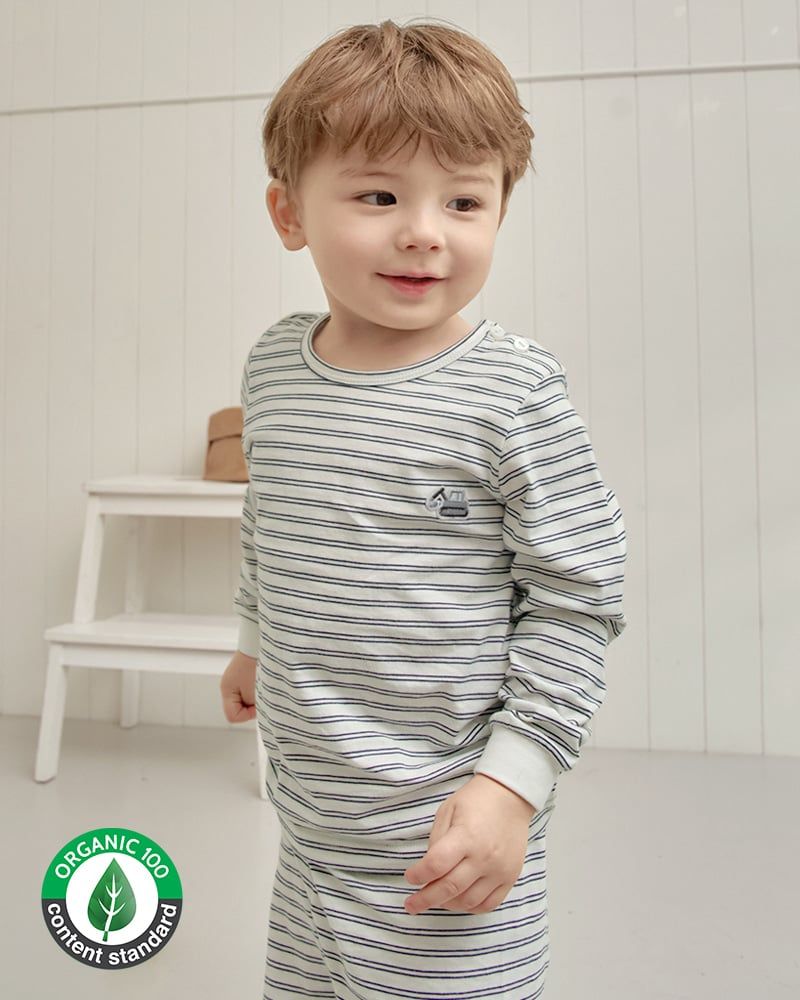 Bộ đồ dài cotton mịn dáng rộng bé trai U1317