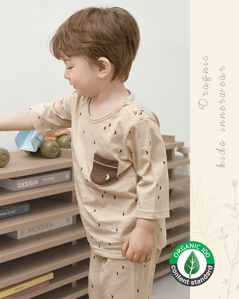 Bộ đồ lửng cotton mịn bé trai và bé gái U2166