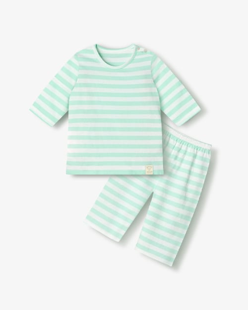 Bộ đồ lửng cotton mịn bé trai và bé gái U2125