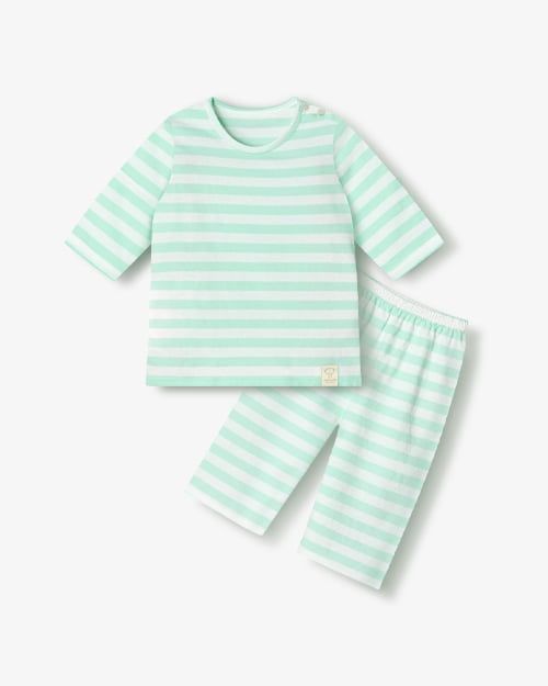 Bộ đồ lửng cotton mịn bé trai và bé gái U2125