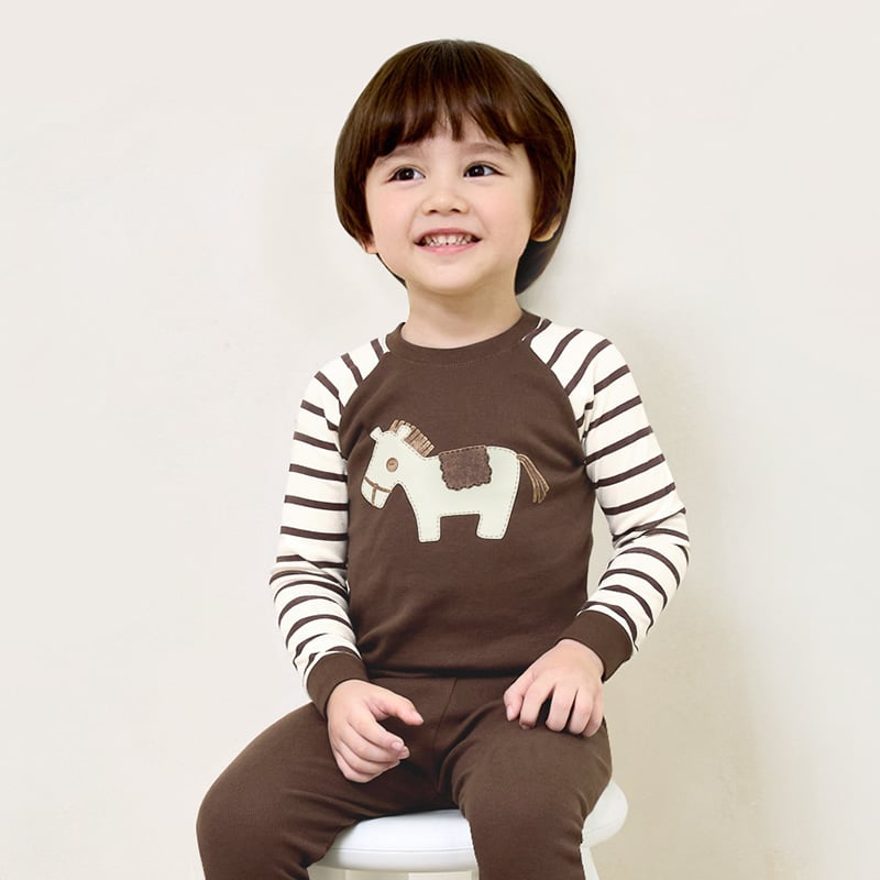 [Lẻ size] Bộ đồ dài tay cotton cho bé trai và bé gái lẻ size U8013