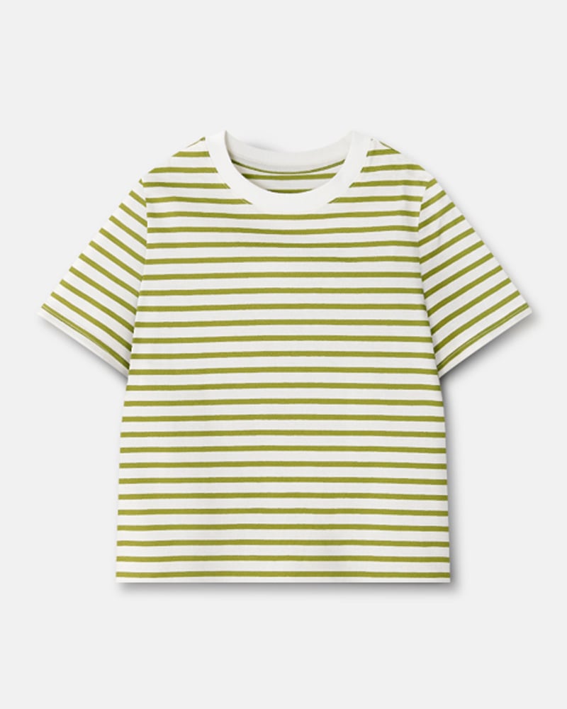 Áo phông ngắn tay cotton mịn bé trai và bé gái U900A