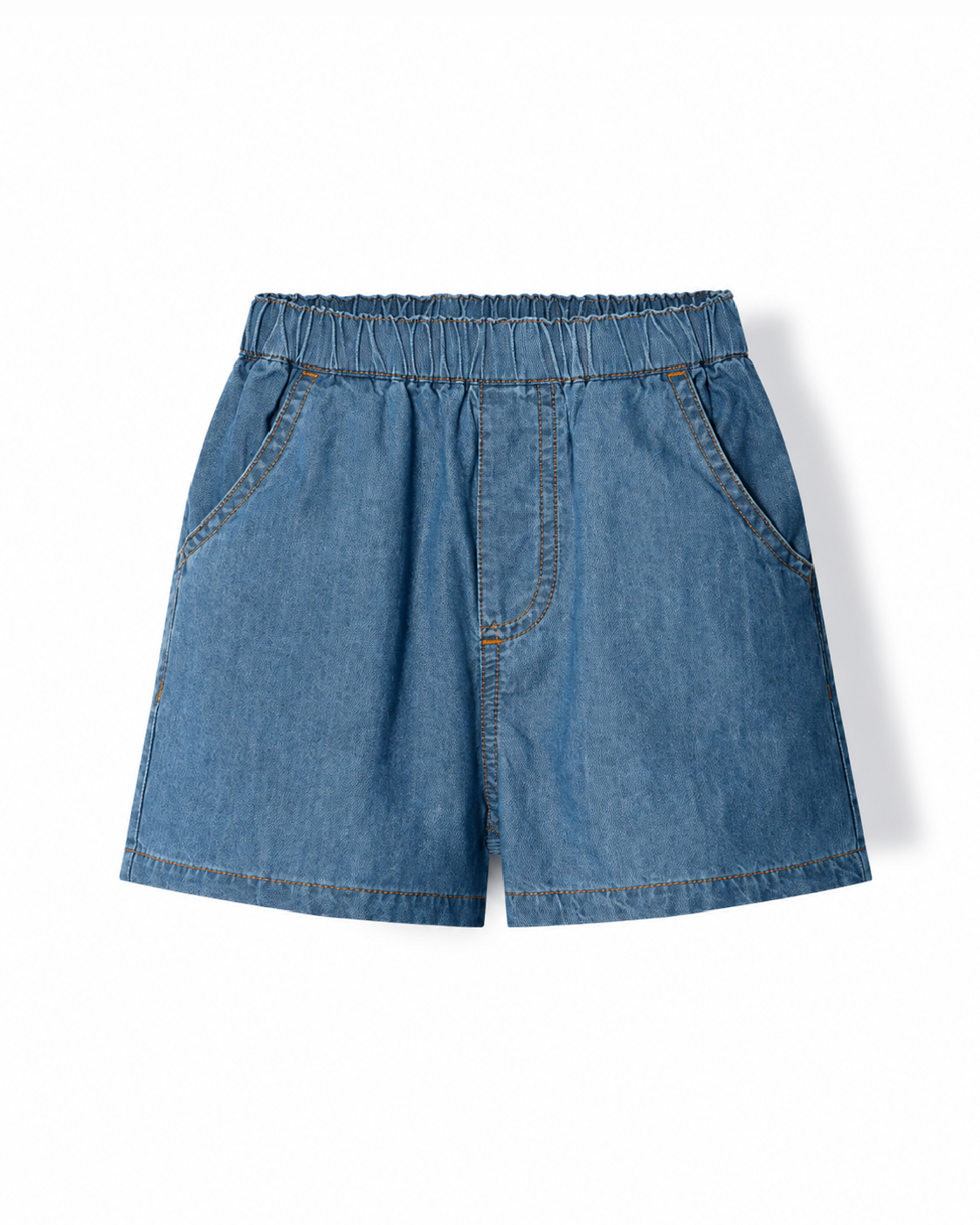 Quần short siêu nhẹ vải denim cotton mỏng mềm mại U950X