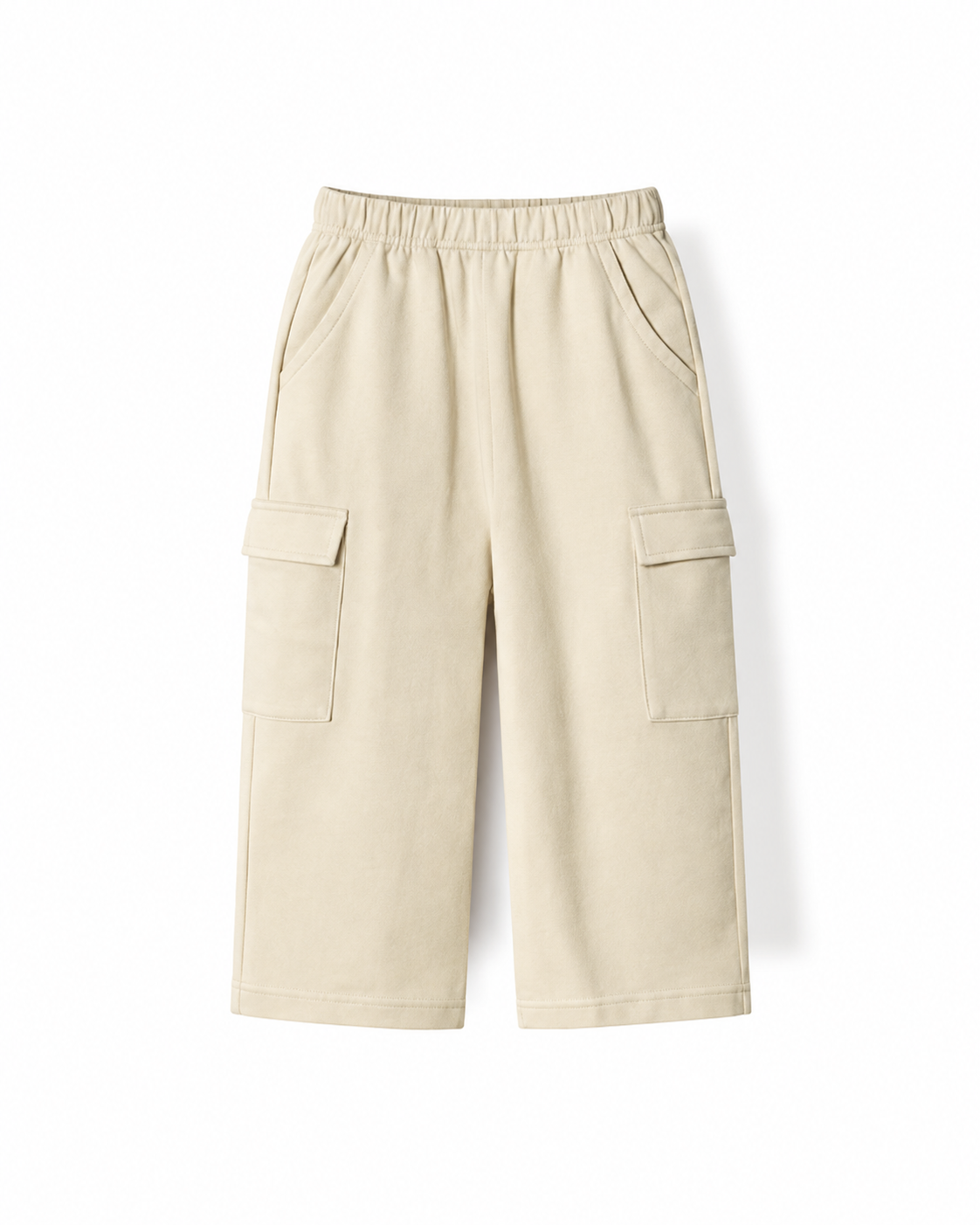 Quần dài cargo ống suông vải cotton da cá dày vừa U950S