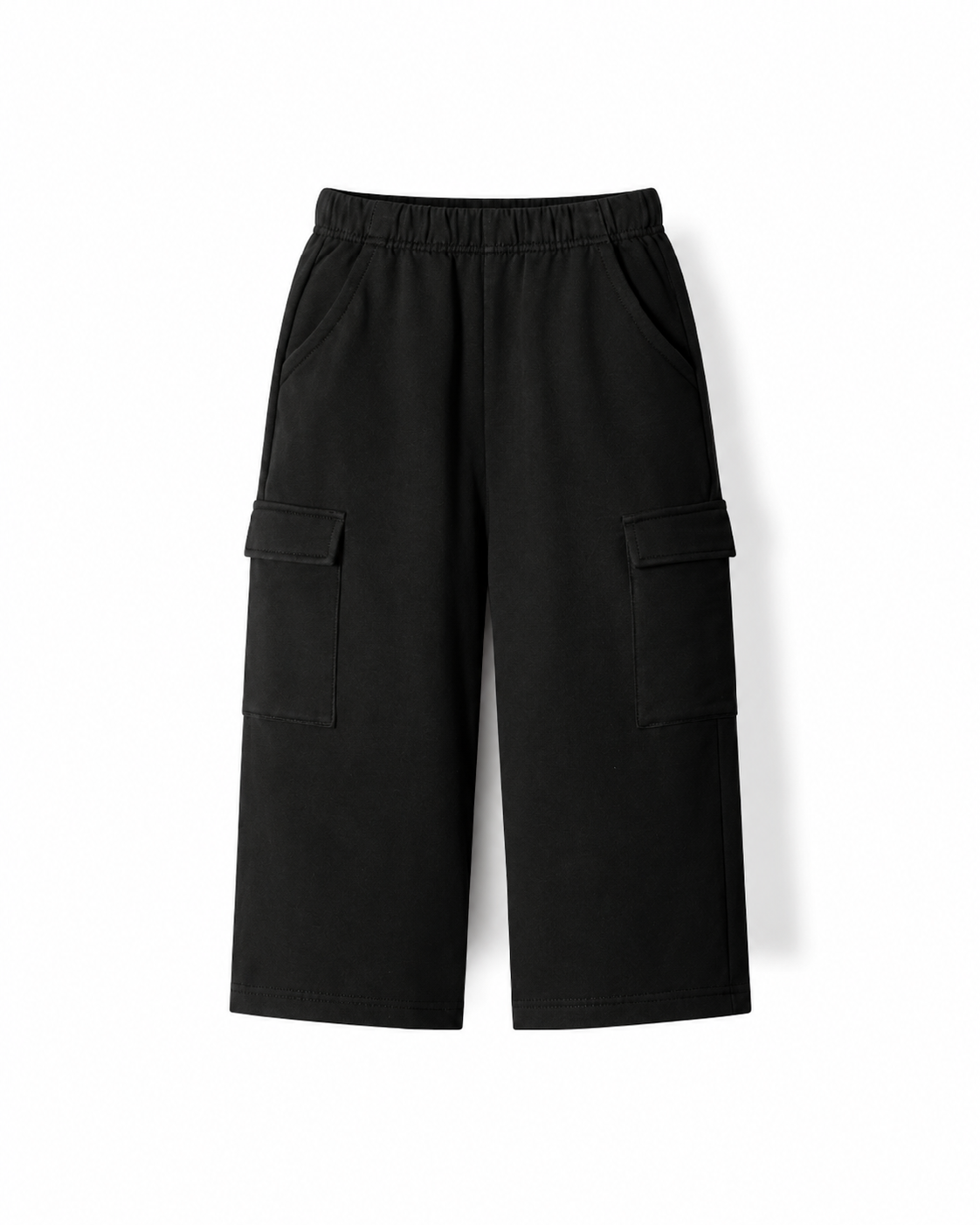 Quần dài cargo ống suông vải cotton da cá dày vừa U950S
