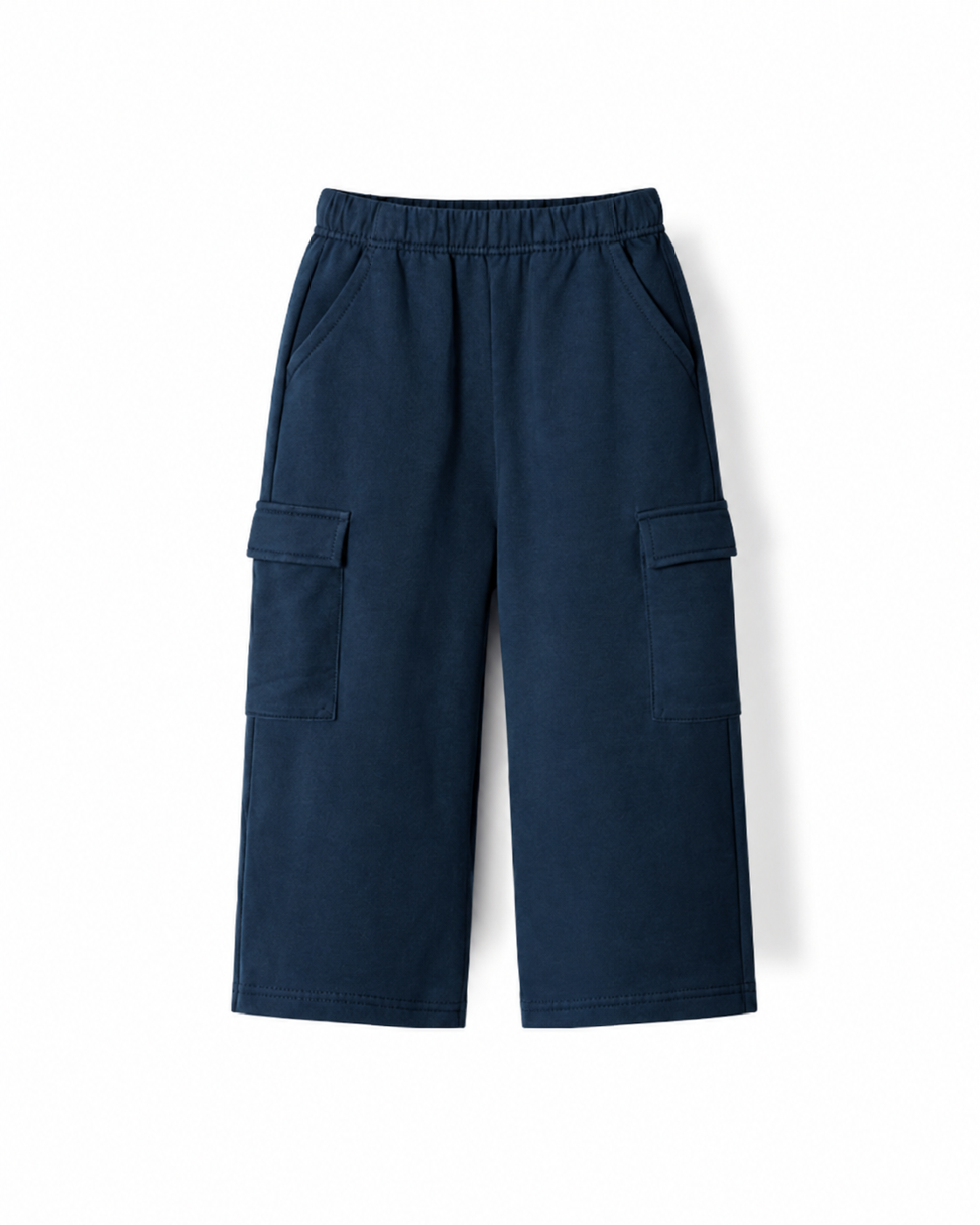 Quần dài cargo ống suông vải cotton da cá dày vừa U950S