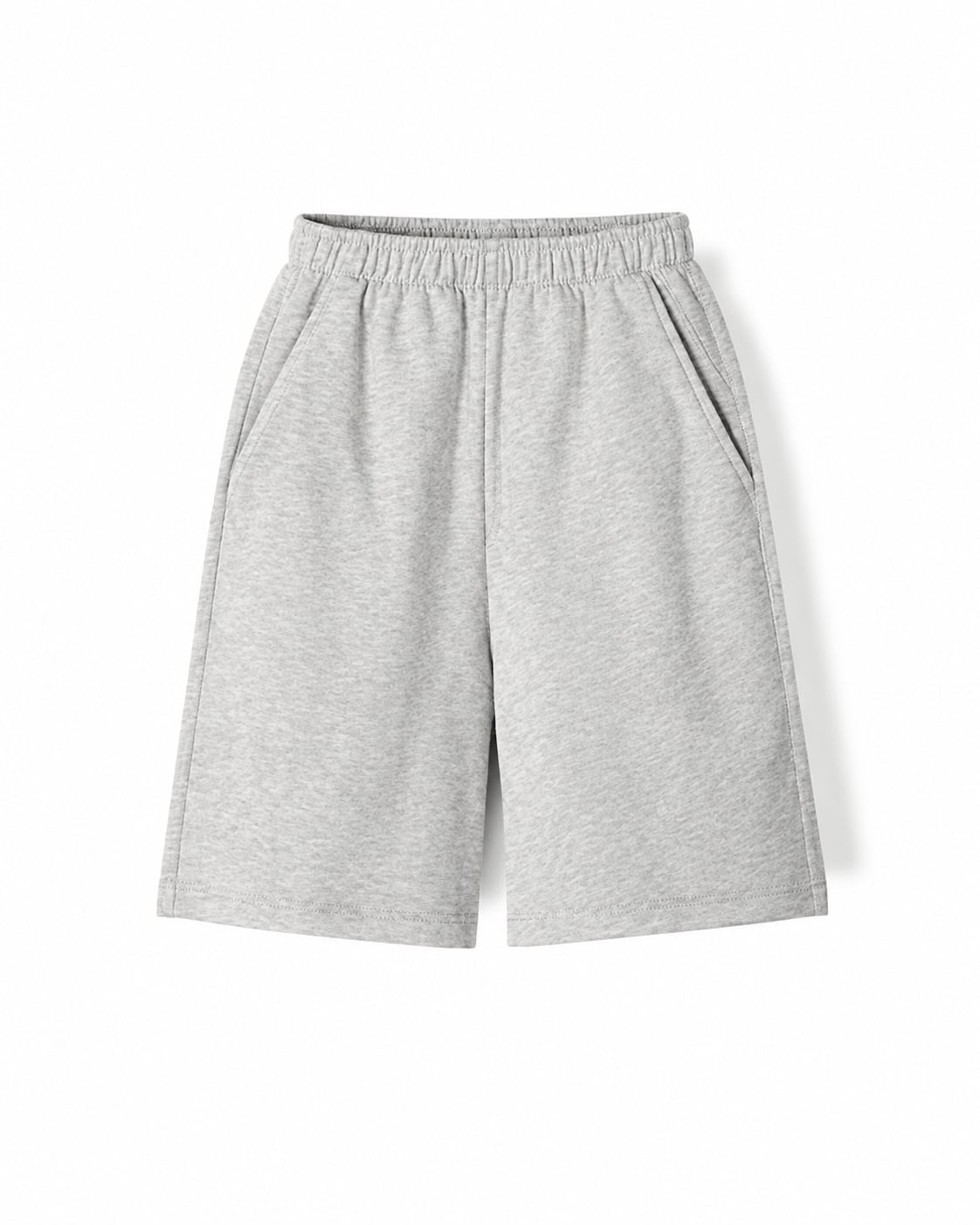 Quần lửng Bermuda dài qua gối vải cotton da cá U950U