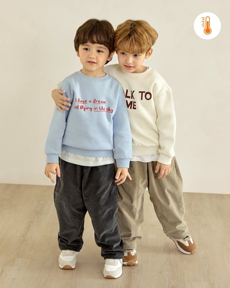 Quần dài nhung gân nhỏ mịn lót nỉ lông cừu hai lớp siêu mềm nhẹ và ấm áp U950M