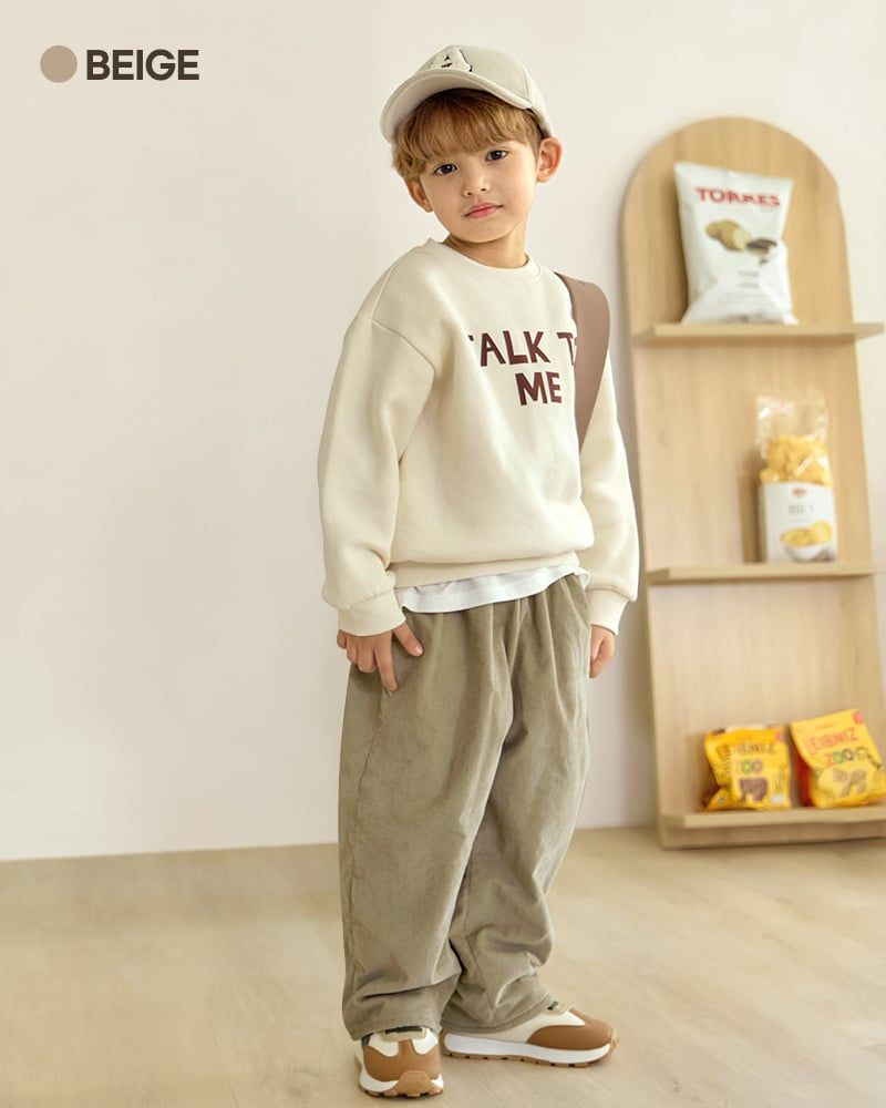 Quần dài nhung gân nhỏ mịn lót nỉ lông cừu hai lớp siêu mềm nhẹ và ấm áp U950M