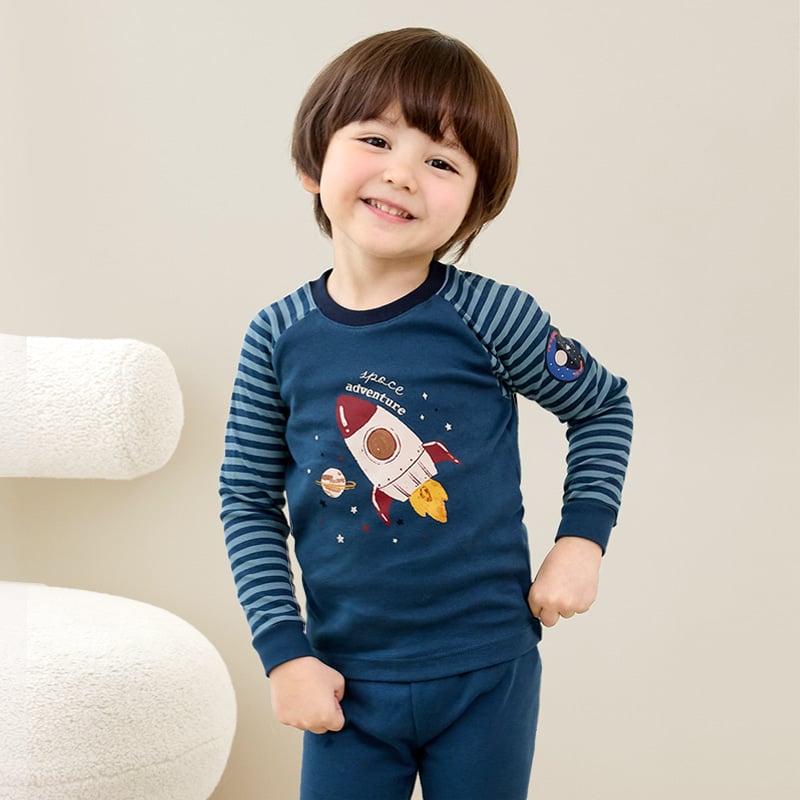 [Lẻ size] Bộ đồ dài tay cotton cho bé trai và bé gái lẻ size U8008