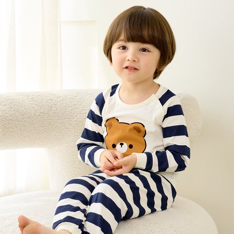 [Lẻ size] Bộ đồ dài tay cotton cho bé trai và bé gái lẻ size U8008