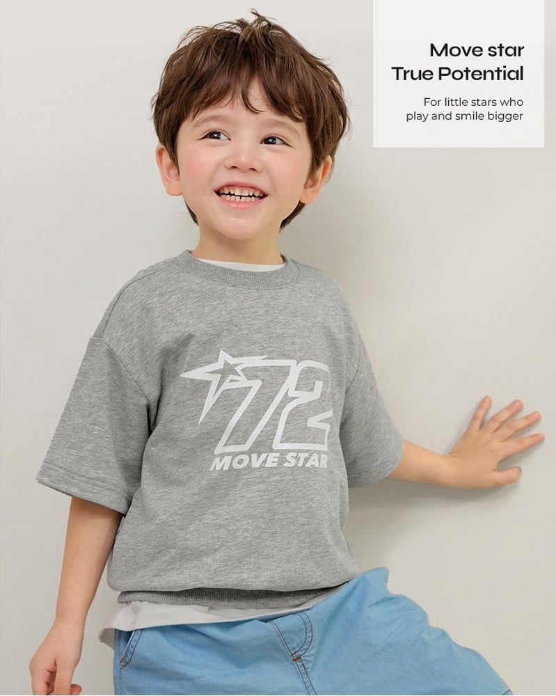 Áo Sweater tay ngắn Form Rộng Oversize Cotton Spandex U900M