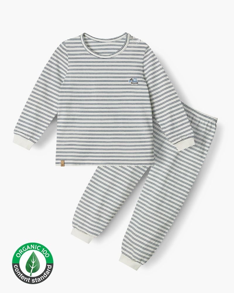 Bộ đồ dài cotton mịn dáng rộng bé trai U1317