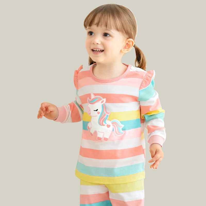 [Lẻ size] Bộ đồ dài tay cotton cho bé trai và bé gái lẻ size U8008