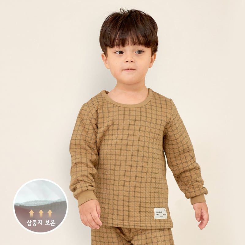 [Lẻ size] Bộ đồ dài chần bông 3 lớp cho bé trai và bé gái U8004