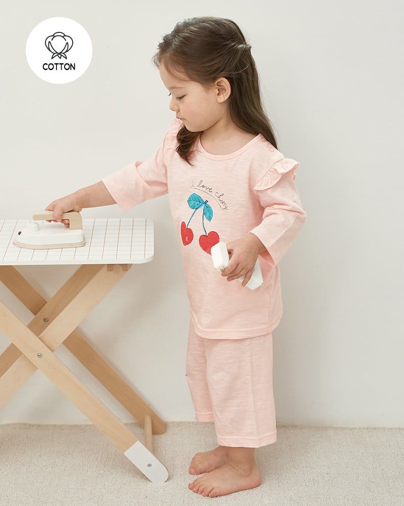 Bộ đồ lửng cotton mịn bé gái U2175