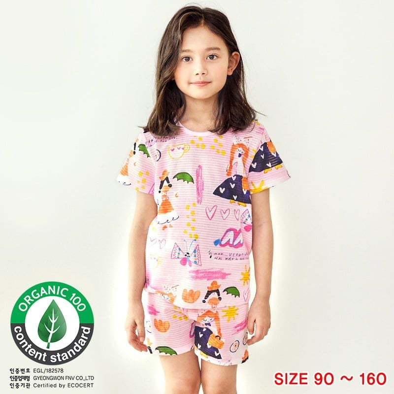 [Lẻ size] Bộ đồ ngắn cotton cho bé trai và bé gái lẻ size U8002