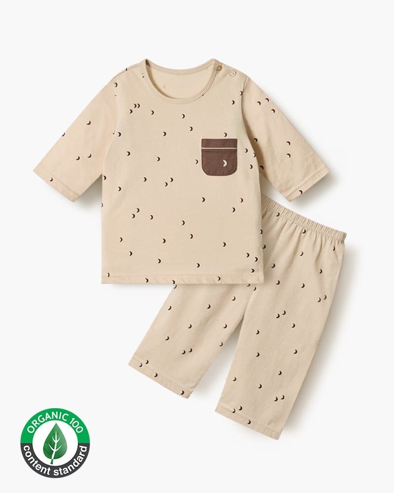 Bộ đồ lửng cotton mịn bé trai và bé gái U2166