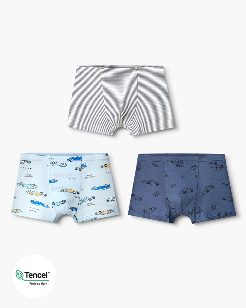 Set 3 quần chip đùi vải Tencel cho bé trai U6059