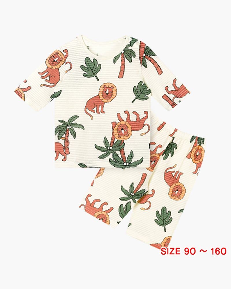 [Lẻ size] Bộ đồ lửng cotton cho bé trai và bé gái lẻ size U8011