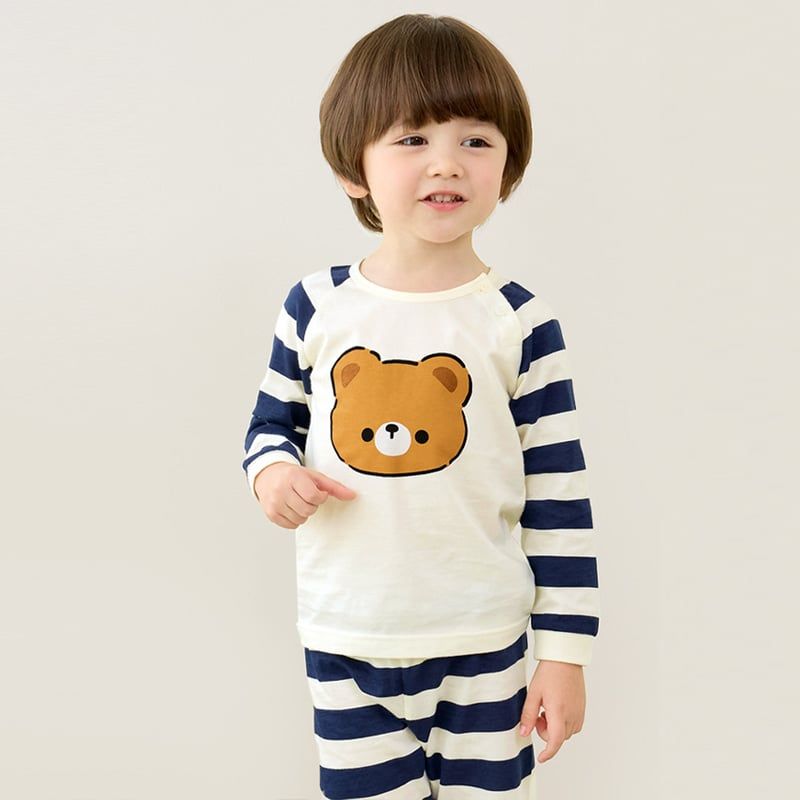 [Lẻ size] Bộ đồ dài tay cotton cho bé trai và bé gái lẻ size U8008