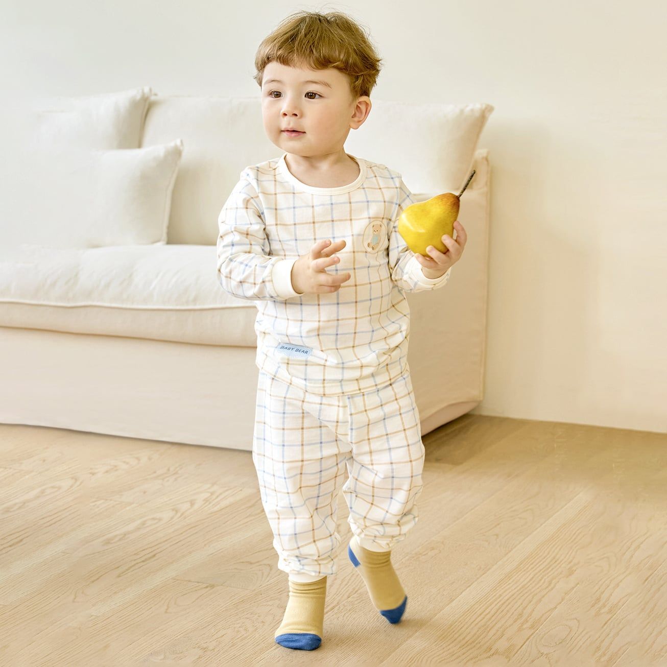 [Lẻ size] Bộ đồ dài tay cotton cho bé trai và bé gái lẻ size U8008