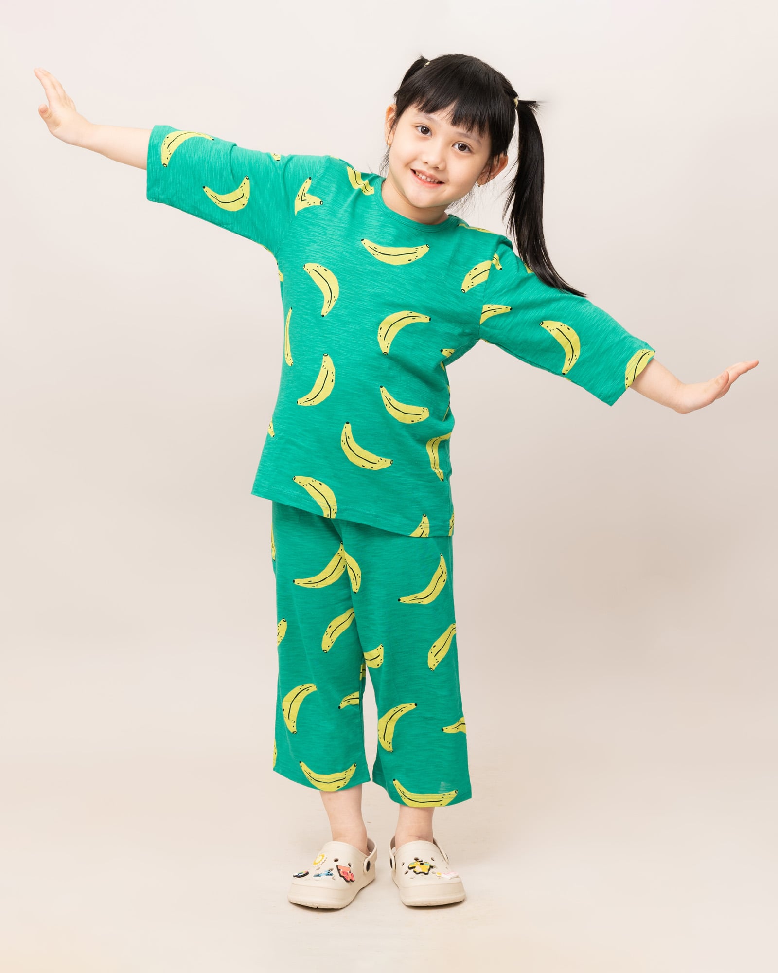 Bộ đồ lửng cotton mịn bé trai và bé gái U2164