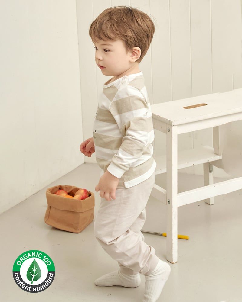 Bộ đồ dài cotton mịn dáng rộng bé trai U1315