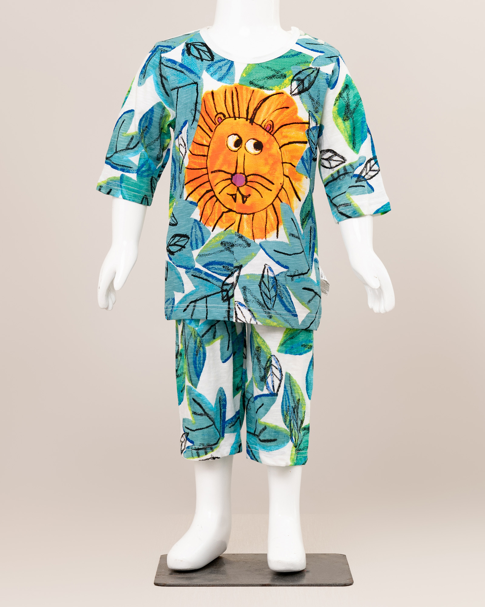 Bộ đồ lửng cotton mịn bé trai U2052