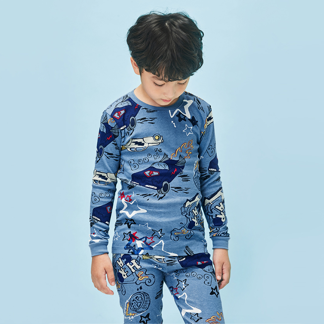 Bộ đồ dài dáng ôm cotton mịn bé trai U1247