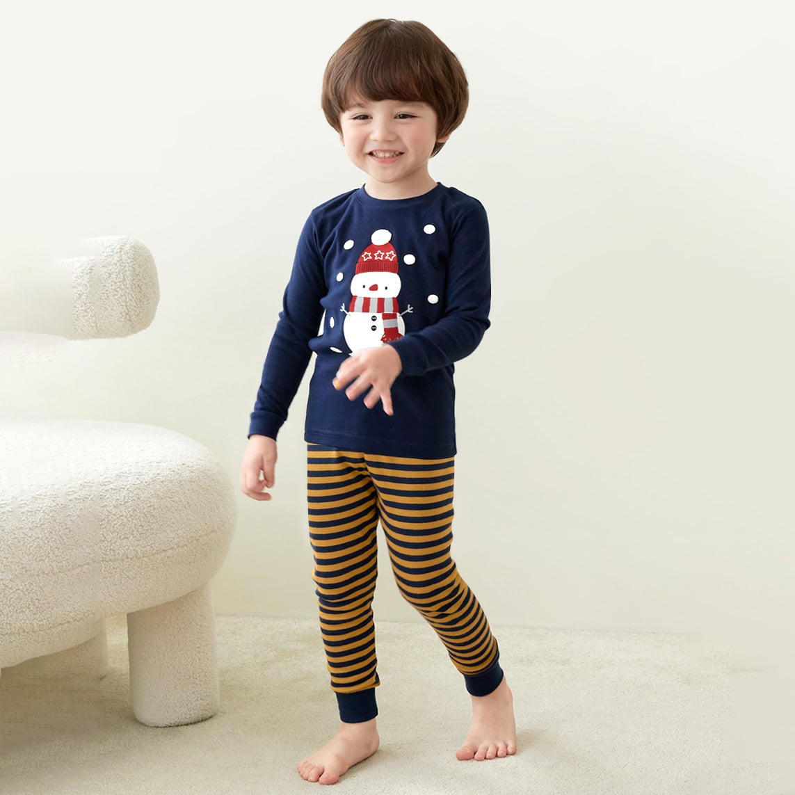 [Lẻ size] Bộ đồ dài tay cotton cho bé trai và bé gái lẻ size U8008