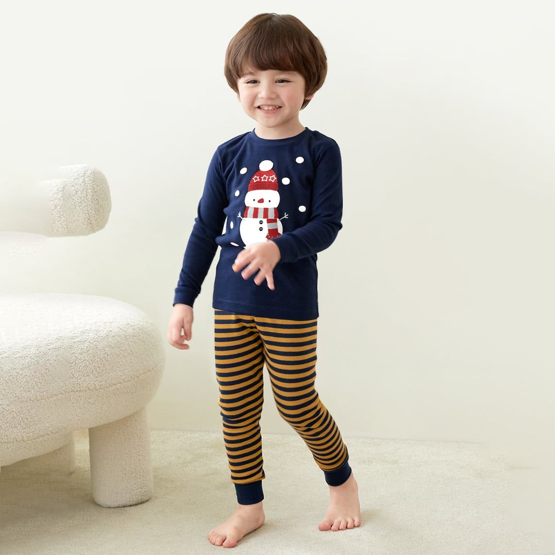 [Lẻ size] Bộ đồ dài tay cotton cho bé trai và bé gái lẻ size U8008
