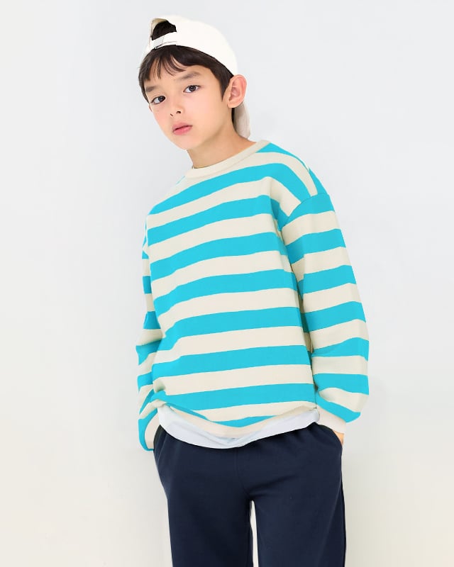 Bộ đồ dài dáng rộng cotton mịn bé gái và bé trai U1225