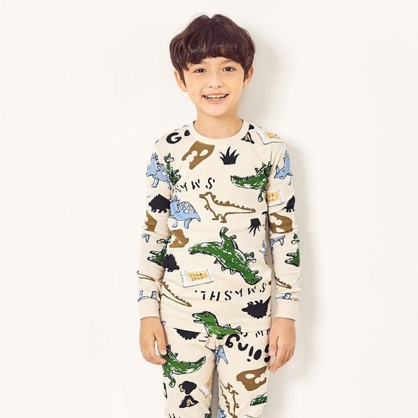 Bộ đồ dài dáng ôm cotton mịn bé trai U1248