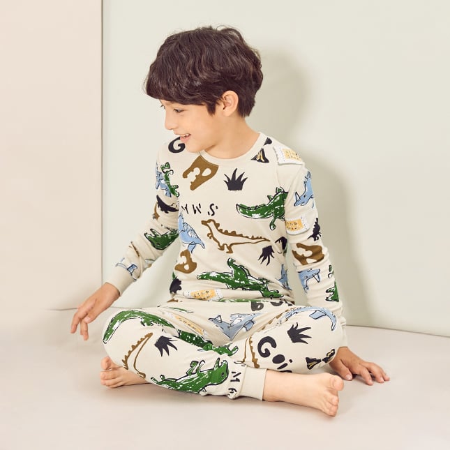 Bộ đồ dài dáng ôm cotton mịn bé trai U1248