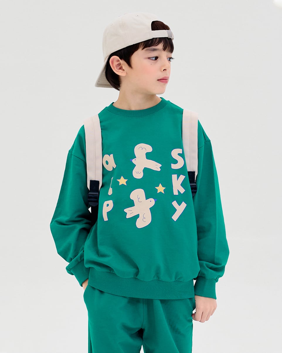 Bộ đồ dài dáng rộng cotton mịn bé trai U1256