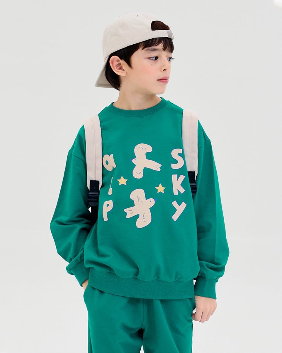 Bộ đồ dài dáng rộng cotton mịn bé trai U1256