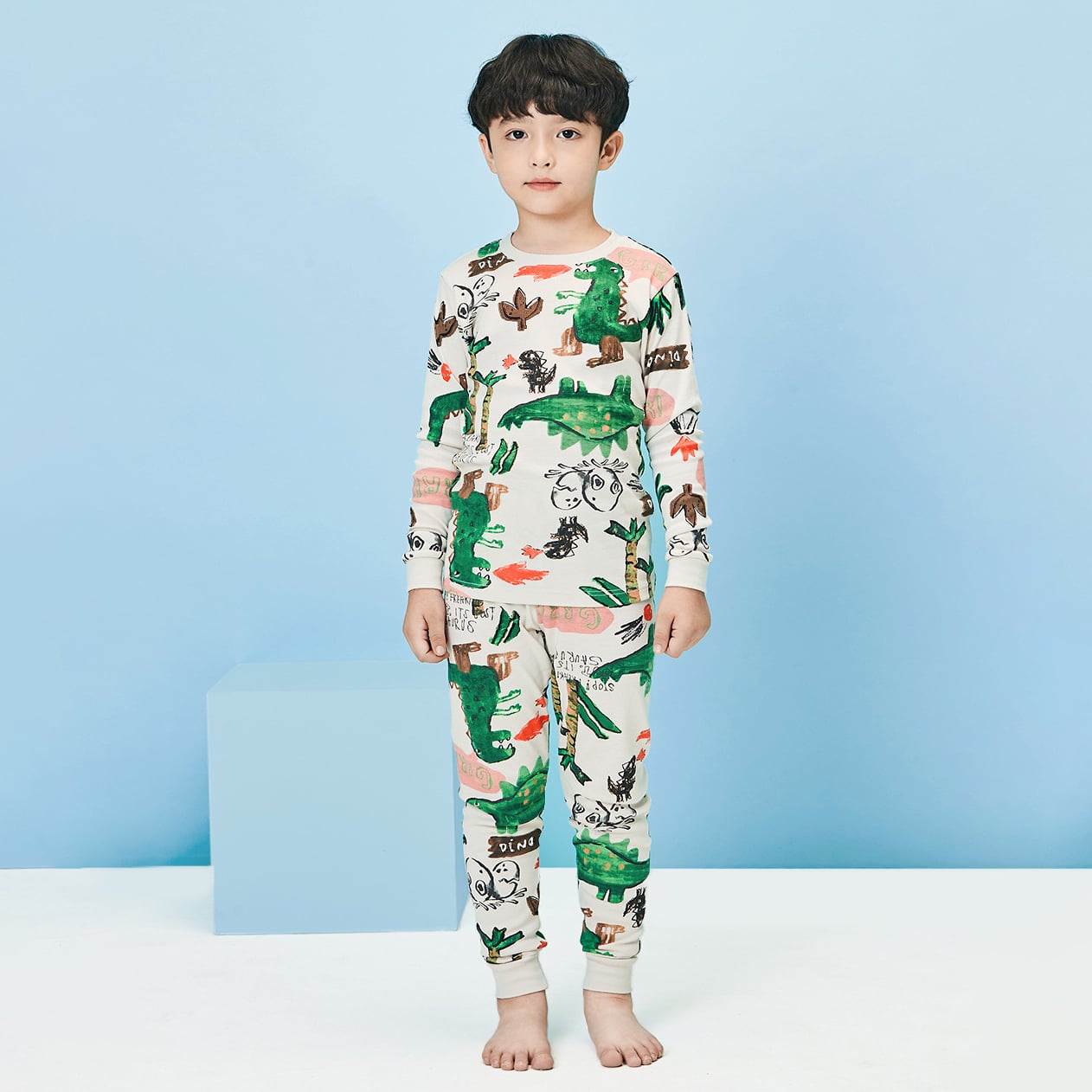 [Lẻ size] Bộ đồ dài tay cotton cho bé trai và bé gái lẻ size U8013