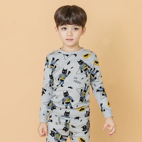 Bộ đồ dài dáng ôm cotton mịn bé trai U1154