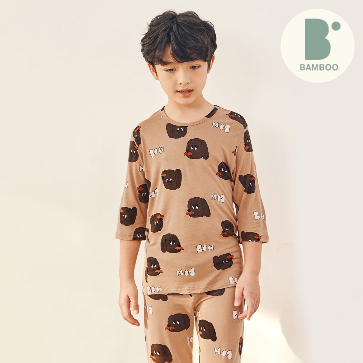 [Lẻ size] Bộ đồ lửng cotton cho bé trai và bé gái lẻ size U8003