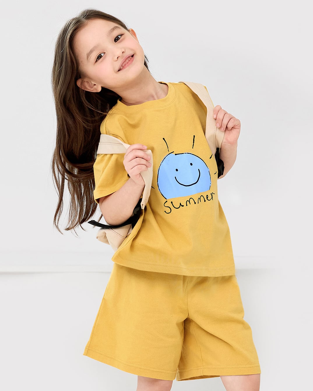 Bộ đồ ngắn cotton mịn bé trai và bé gái U3133