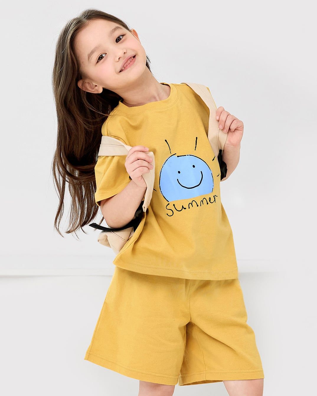 Bộ đồ ngắn cotton mịn bé trai và bé gái U3133