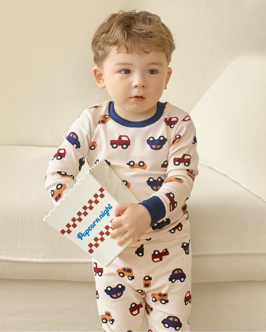 Bộ đồ dài dáng ôm cotton mịn bé trai U1259