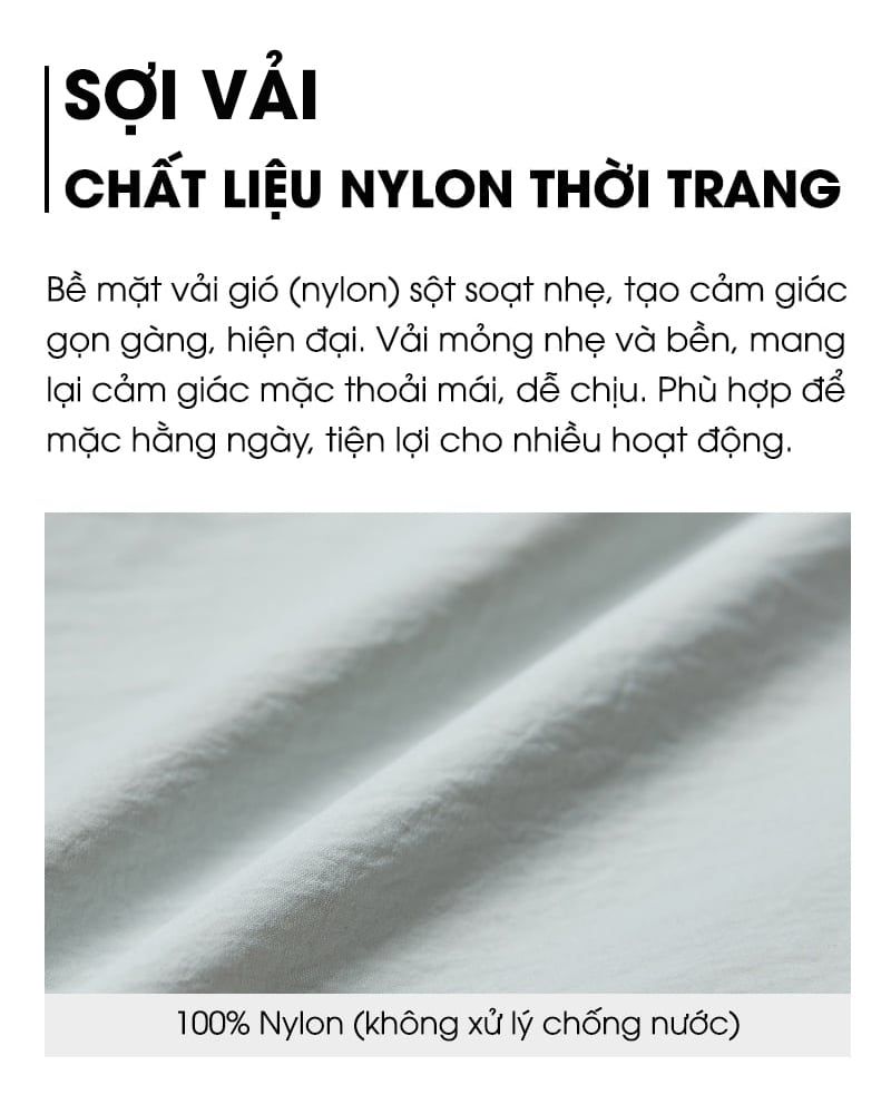 Quần gió siêu nhẹ, mỏng thoáng mát dài đến mắt cá chân U950P