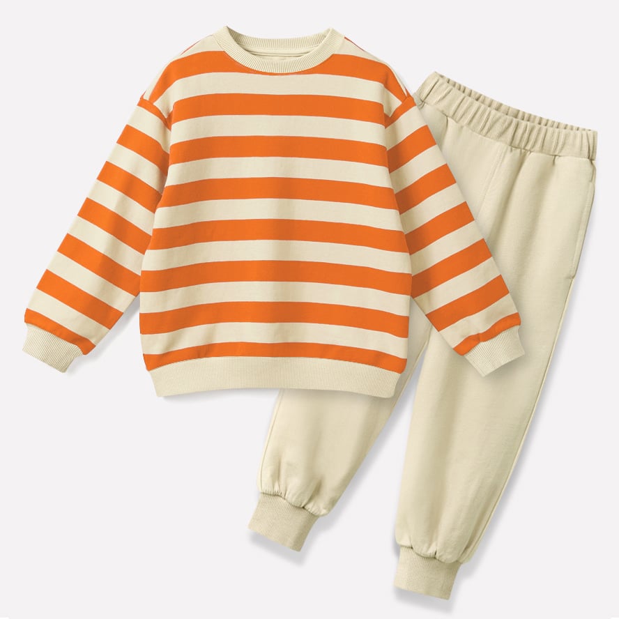 [Lẻ size] Bộ đồ dài tay cotton cho bé trai và bé gái lẻ size U8008